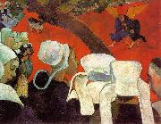 Paul Gauguin The Visitation after the Sermon oil on canvas